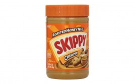 Skippy Roasted Honey Nut Creamy Peanut Butter   Plastic Jar  462 grams